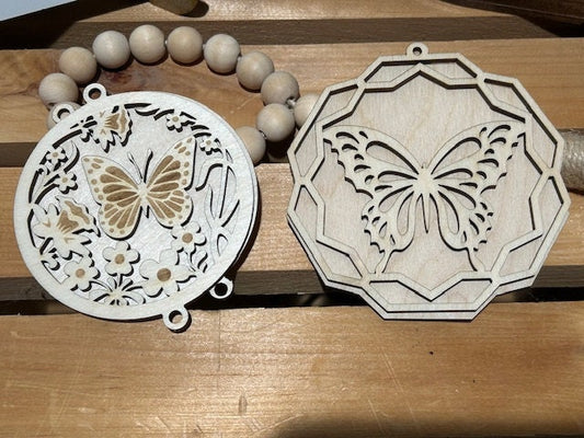 Butterfly Unfinished DIY Car charms, Charm, Butterfly car charms DIY, Butterfly Charm, car charm, Unfinished Butterfly, 2 Sided