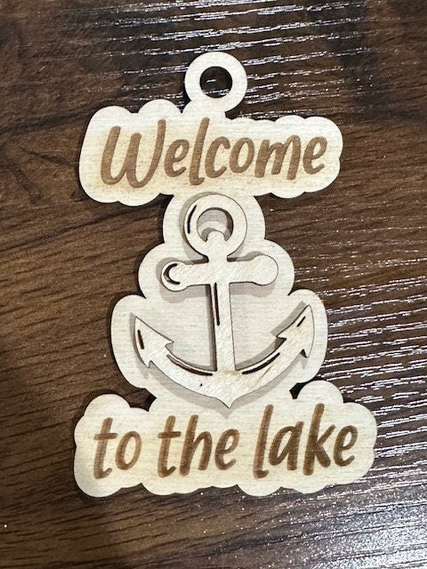Lake Life Unfinished DIY Charms, Lake Ornaments, Lake Life car charms, Unfinished Car Charm, Charms, DIY, Unfished Charm