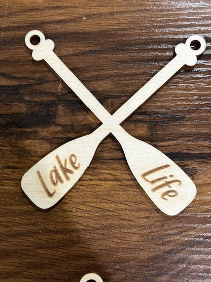 Lake Life Unfinished DIY Charms, Lake Ornaments, Lake Life car charms, Unfinished Car Charm, Charms, DIY, Unfished Charm