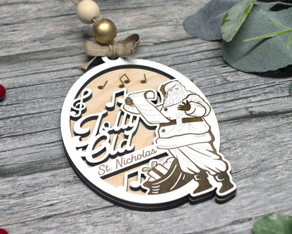 The Classic Christmas Carol Ornaments, Classic Ornaments, Christmas Ornaments, Santa Claus, Christmas Ornament Set, Holiday