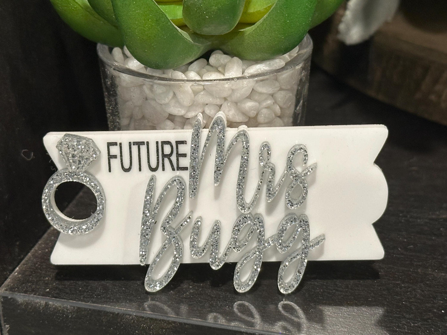 Future Mrs. Stanley Topper, Personalized Bride to Be Cup Topper, Custom H2O Stanley Topper, Wedding Topper, Future Wife Stanley Accessory