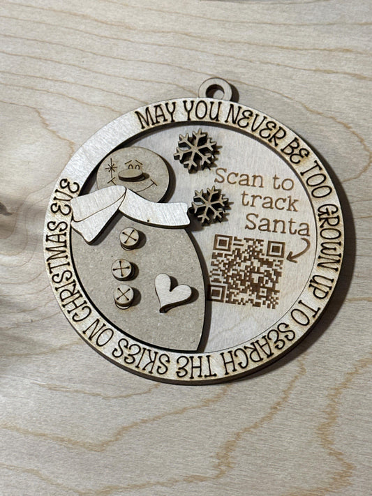 Snowman, unfinished, ornaments, DIY holiday crafts, Santa tracker, unfinished wood ornament, DIY decor, Snowman Ornament, Snowman Craft