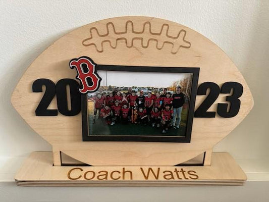 Personalized Desktop Football Coach Sign, Custom Gifts for Football Coach, PE Coach Gift, Personalized Coach Gifts, Unique Gifts for Coaches