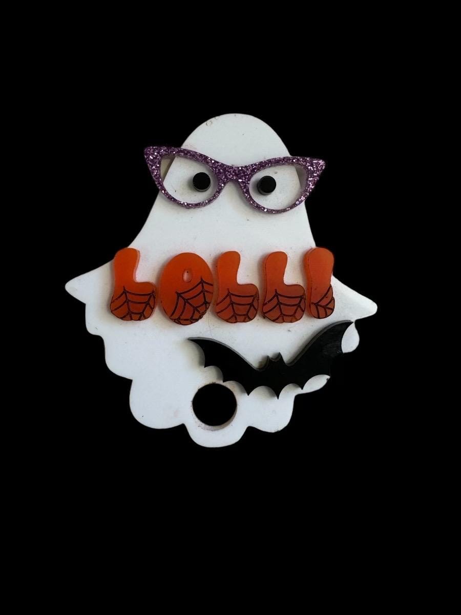 Ghost Stanley Topper, Halloween Cup Topper, H2O Stanley Lid, Personalized Topper, Custom Stanley Topper, Fall Stanley Accessory, Drink Lid