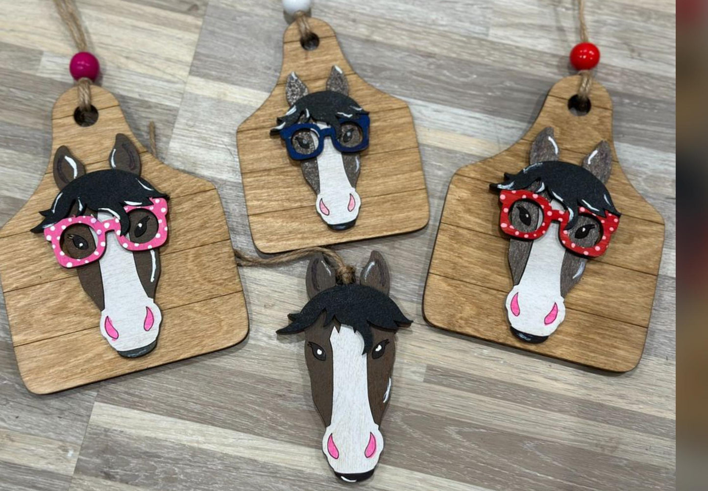 Horse Car Charm, Show Animal Ornaments, Horse Charm, Horse Bag Charm, Christmas Ornament, Horse Ornament, Show Animals, Fun Ornaments