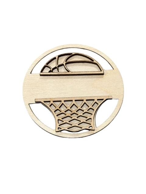 Unfinished DIY Basketball Hoop, Basketball Car Charm, DIY, Basketball Personalized, Basketball Car Charms, Unfinished, Gifts, Wooden Charms