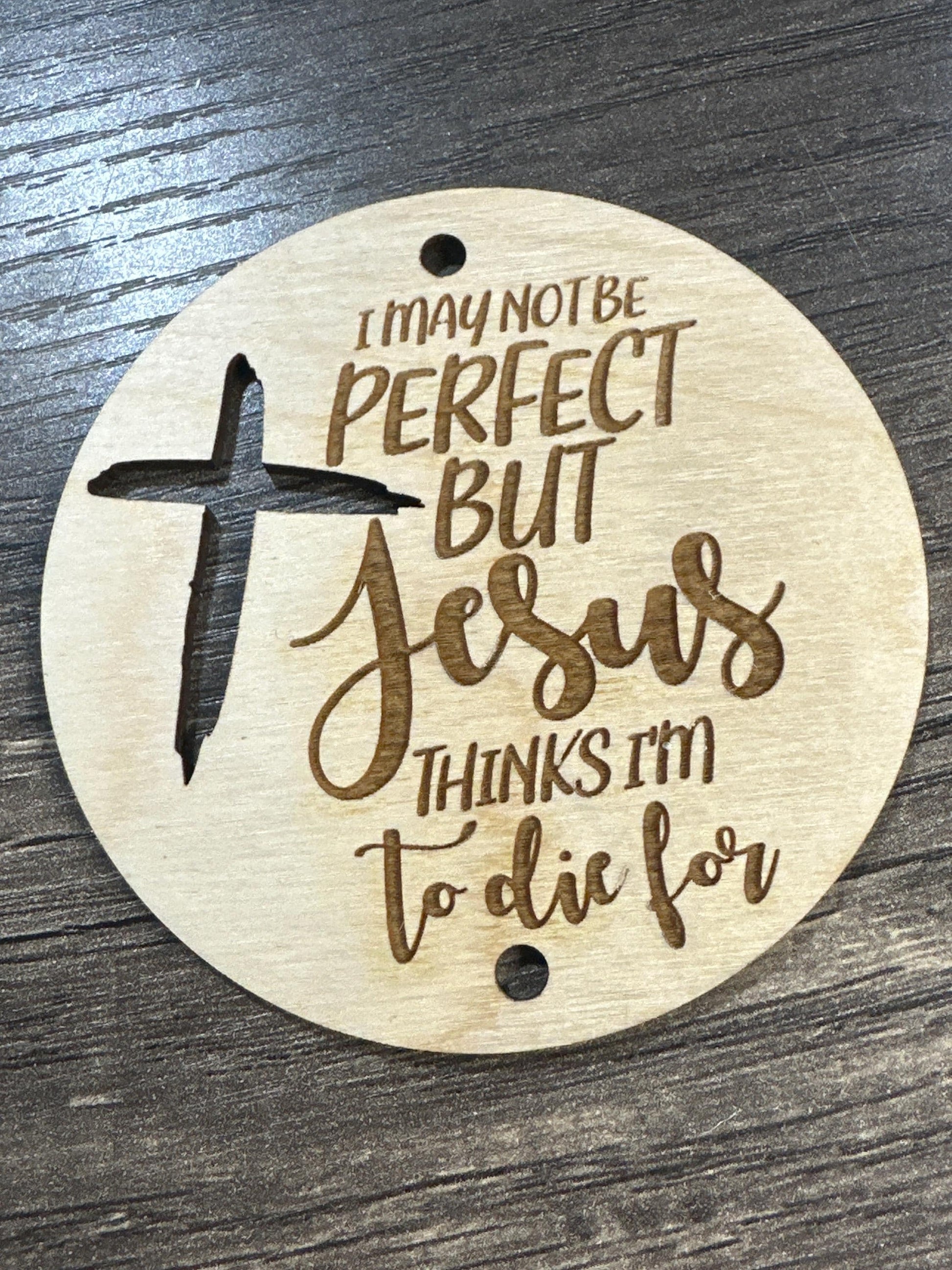 Inspirational Car Charms, Inspirational Charms, Unfinished, Wooden Charms, Coffee, Jesus, Faith, DIY, Spiritual, Sprinkle Kindness,