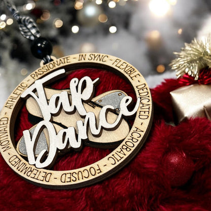Tap Dancer Ornament, Dance Ornament, Dance Charm, Teen Christmas Gift, Christmas Ornament, Christmas Gift, Tap Dance Gift