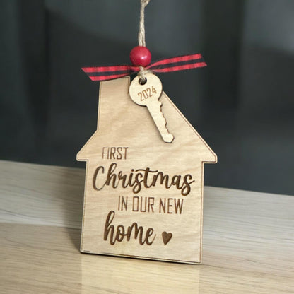 First Christmas In Our Home Ornament, Personalized New Home, First Christmas, Realtor Gifts, Housewarming, Custom Holiday Gift