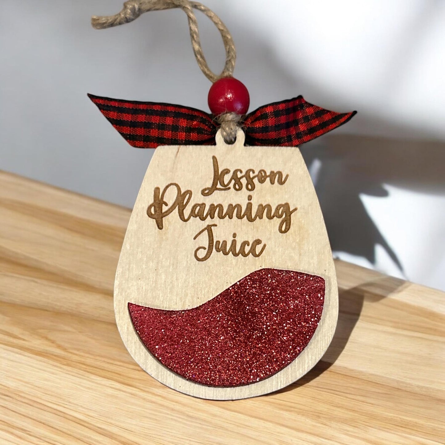 Teacher Ornament Wine or Wine Not Ornaments, Wine Christmas Ornaments, 3D Wine Decor, Wine Sass Ornaments, Teacher Custom Holiday Wine Gift