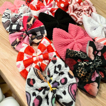 Valentine Bullet Small Bows Bundle, Freshener Bows, Decorative Bows, Freshie Bullet Bows, Bows, Solid Bows, Cute Bow Pack, Craft Accessories
