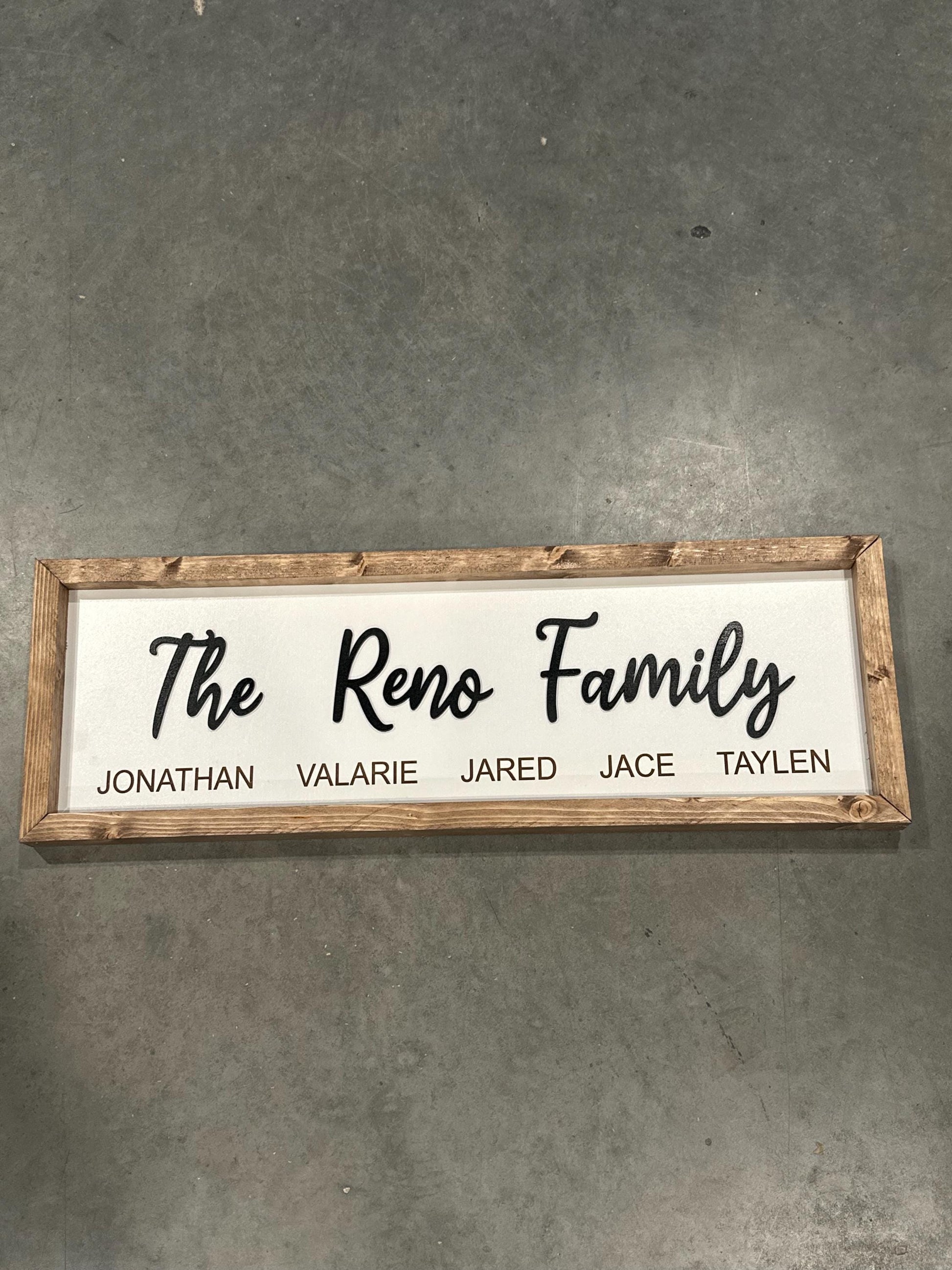 Personalized Name Wooden Sign, Custom Sign, Famed Sign, Wall Art Personalized, Custom Gift, Unique Family Decor, Name Signs, Family Sign