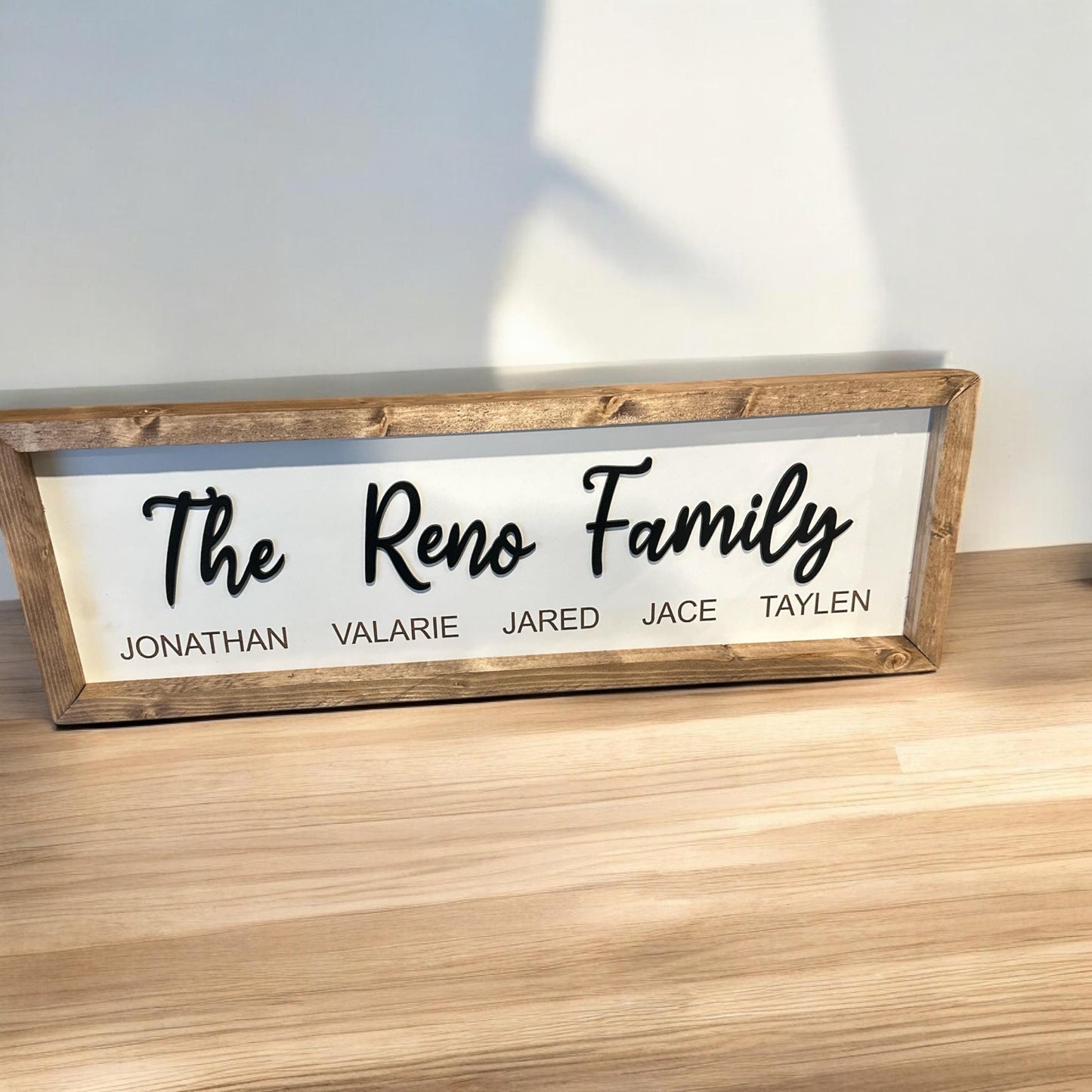 Personalized Name Wooden Sign, Custom Sign, Famed Sign, Wall Art Personalized, Custom Gift, Unique Family Decor, Name Signs, Family Sign