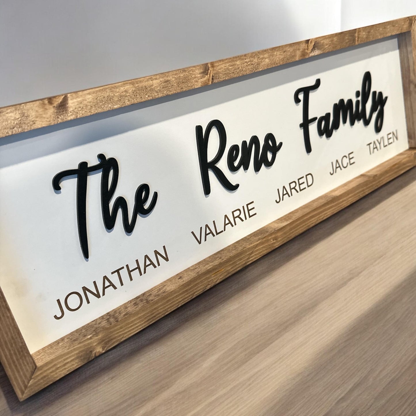 Personalized Name Wooden Sign, Custom Sign, Famed Sign, Wall Art Personalized, Custom Gift, Unique Family Decor, Name Signs, Family Sign