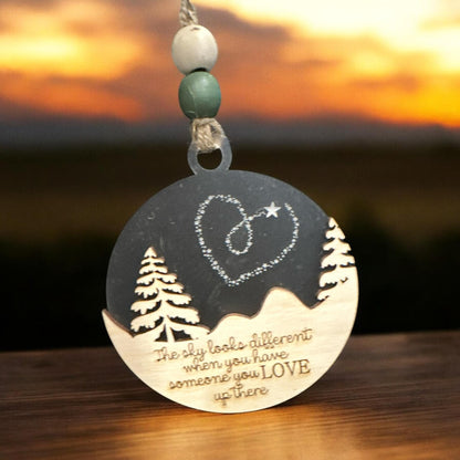 Memorial Ornament / Love / Heart / Gone but not forgotten