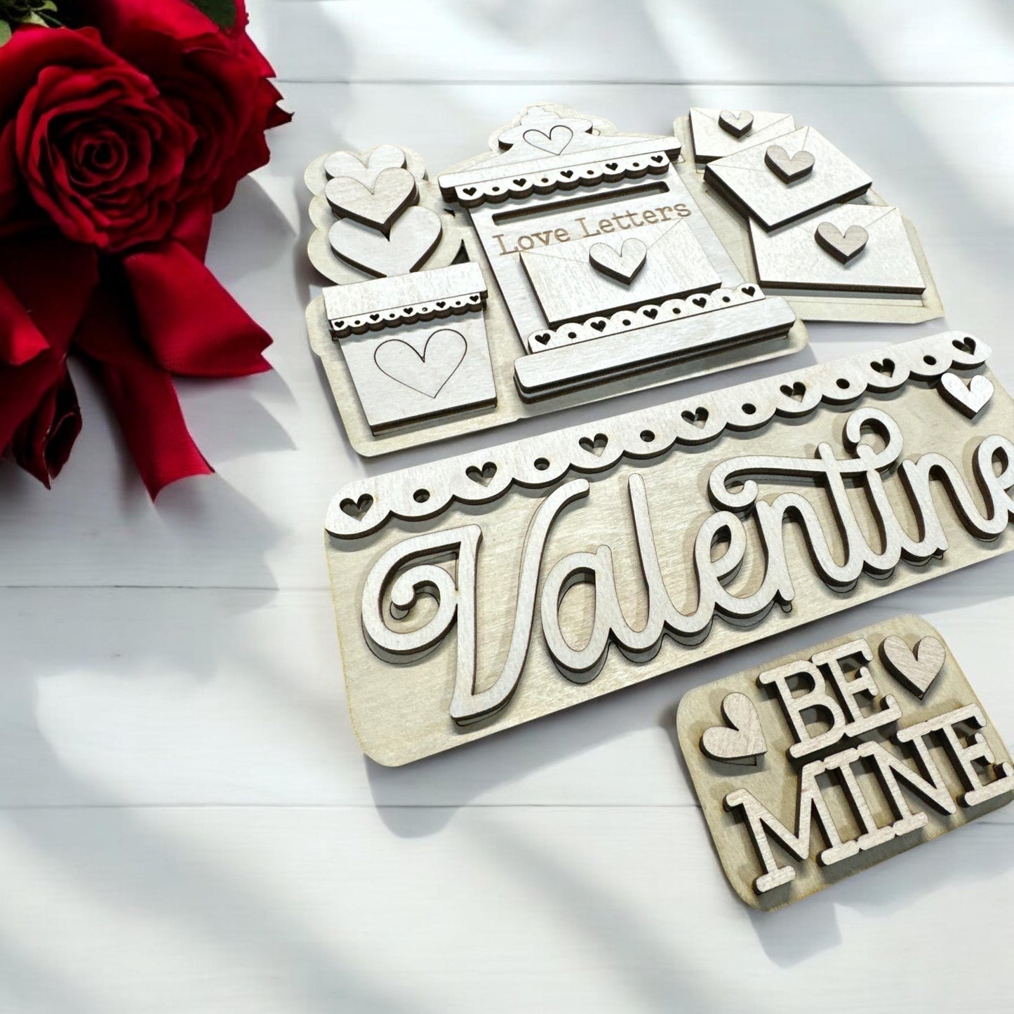 Be Mine Valentines Interchangeable Insert, Seasonal Truck, Insert Picket, DIY Kit, Interchangeable DIY Kit, Finished, Valentine, Decor