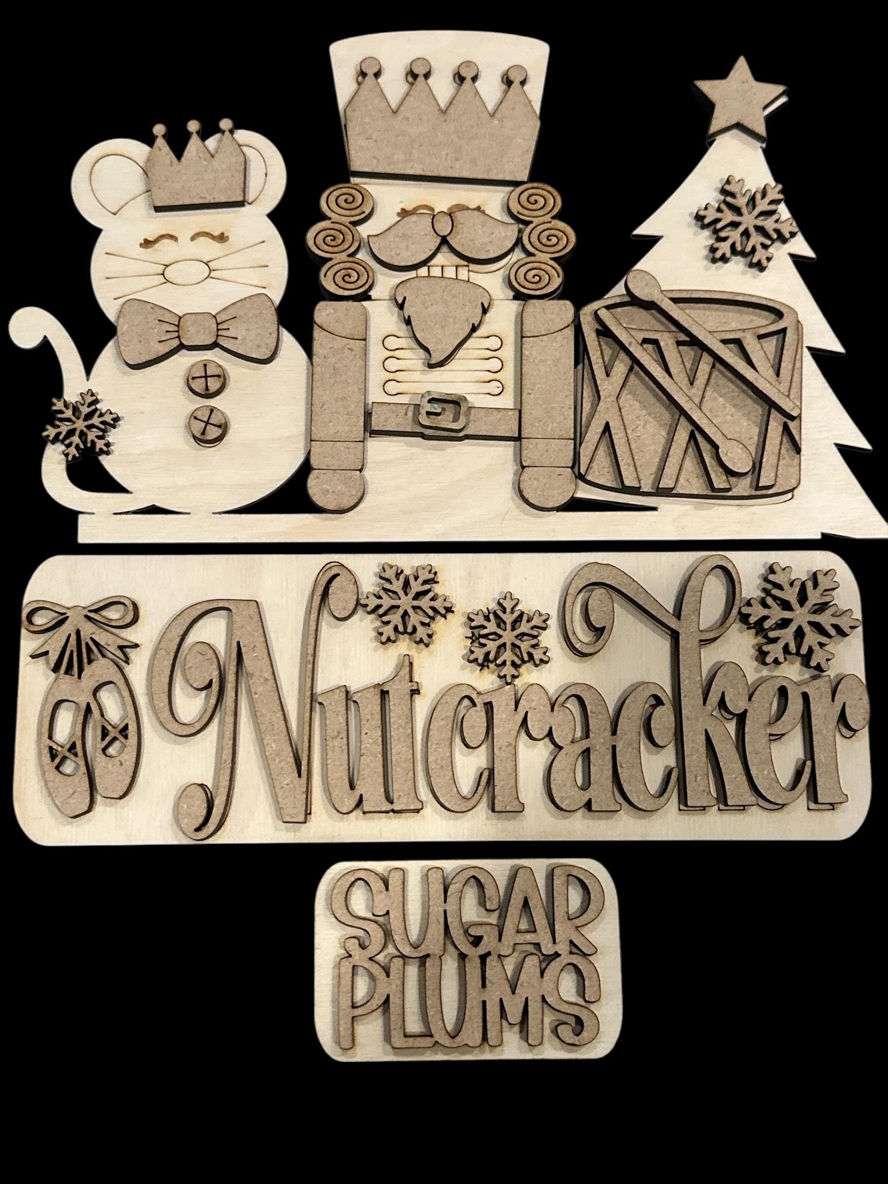 Nutcracker Interchangeable Insert, Seasonal Truck, Insert Picket, DIY Kit, Interchangeable DIY Kit, Finished, Nutcracker Decor, Christmas