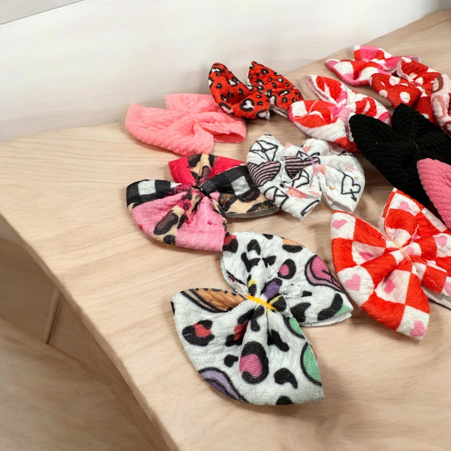 Valentine Bullet Small Bows Bundle, Freshener Bows, Decorative Bows, Freshie Bullet Bows, Bows, Solid Bows, Cute Bow Pack, Craft Accessories