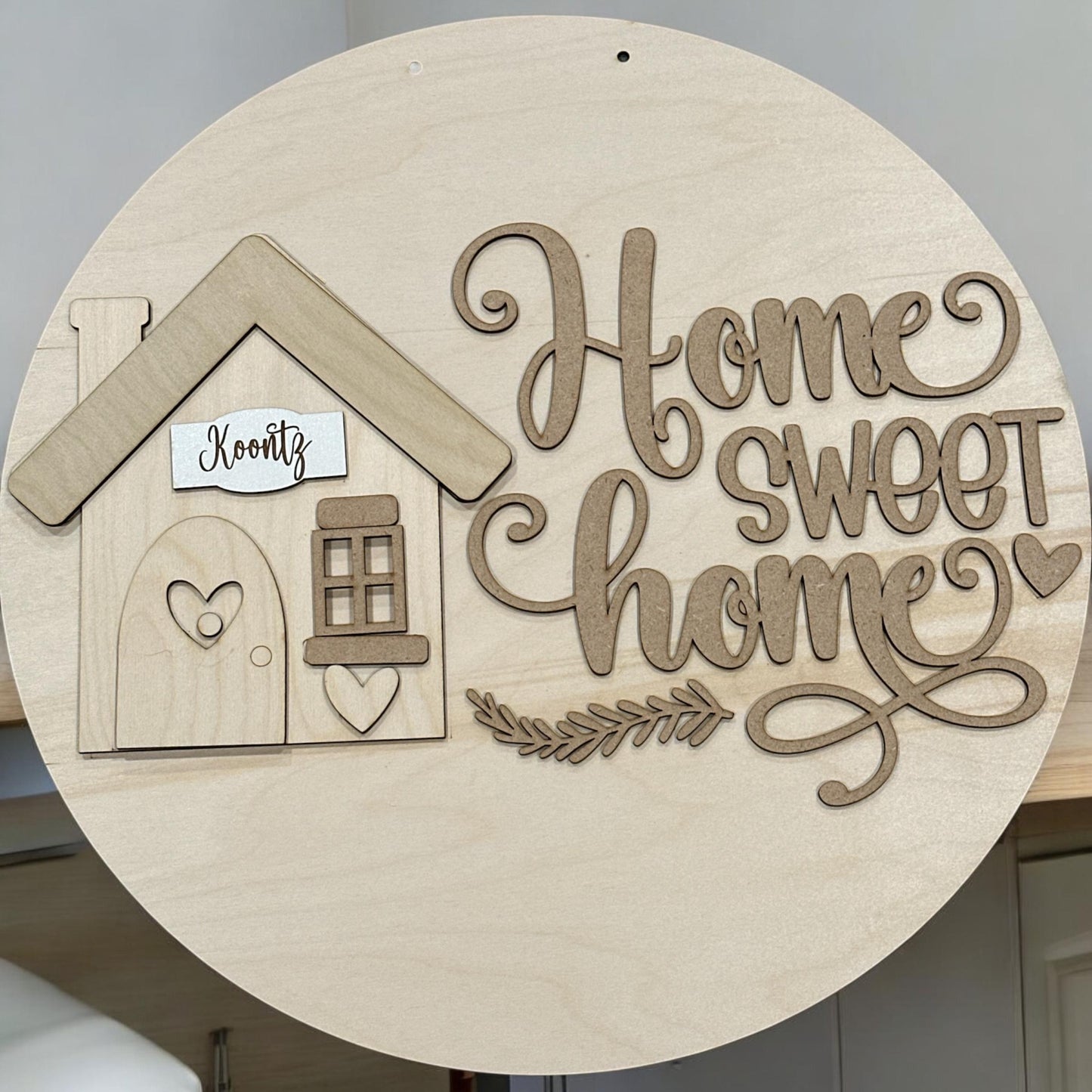 Home Sweet Home Door Hanger, DIY, door hanger, Personalized Door Hanger, door hanger, Home decor, Custom Door Hanger