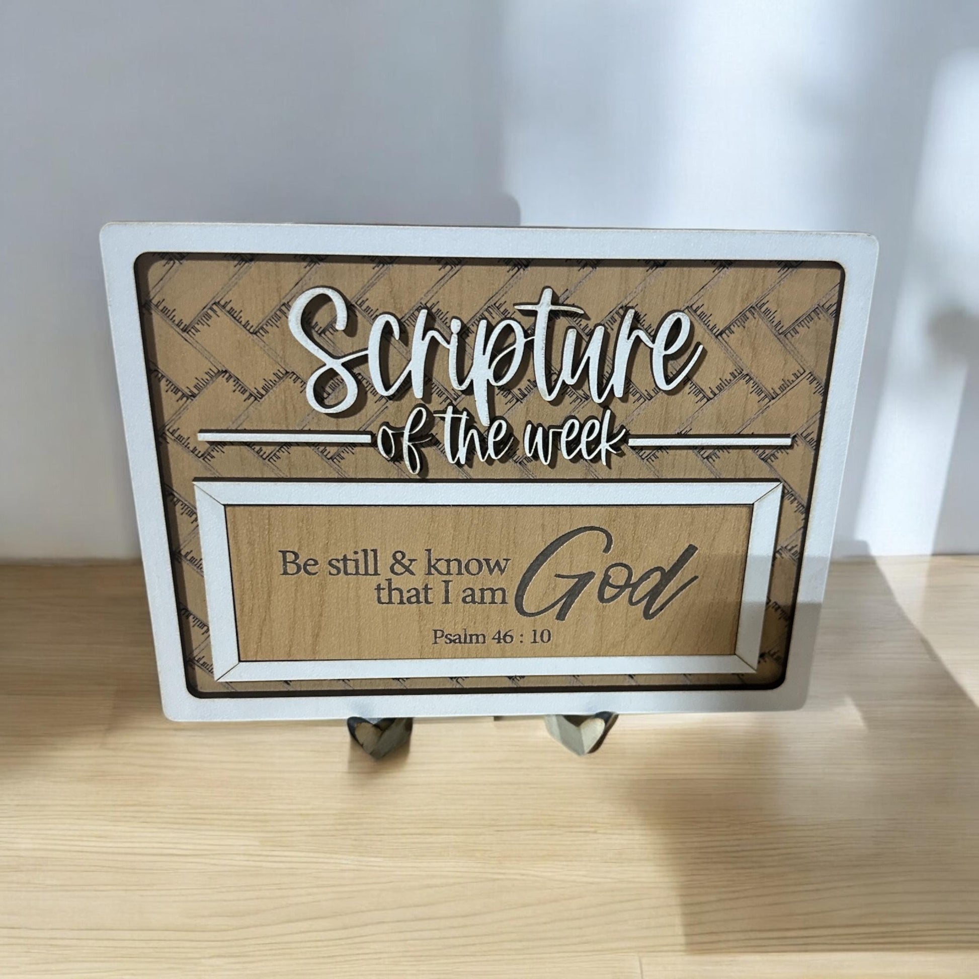 Sign ONLY Scripture of the Week, Faith, Inspirational Signs