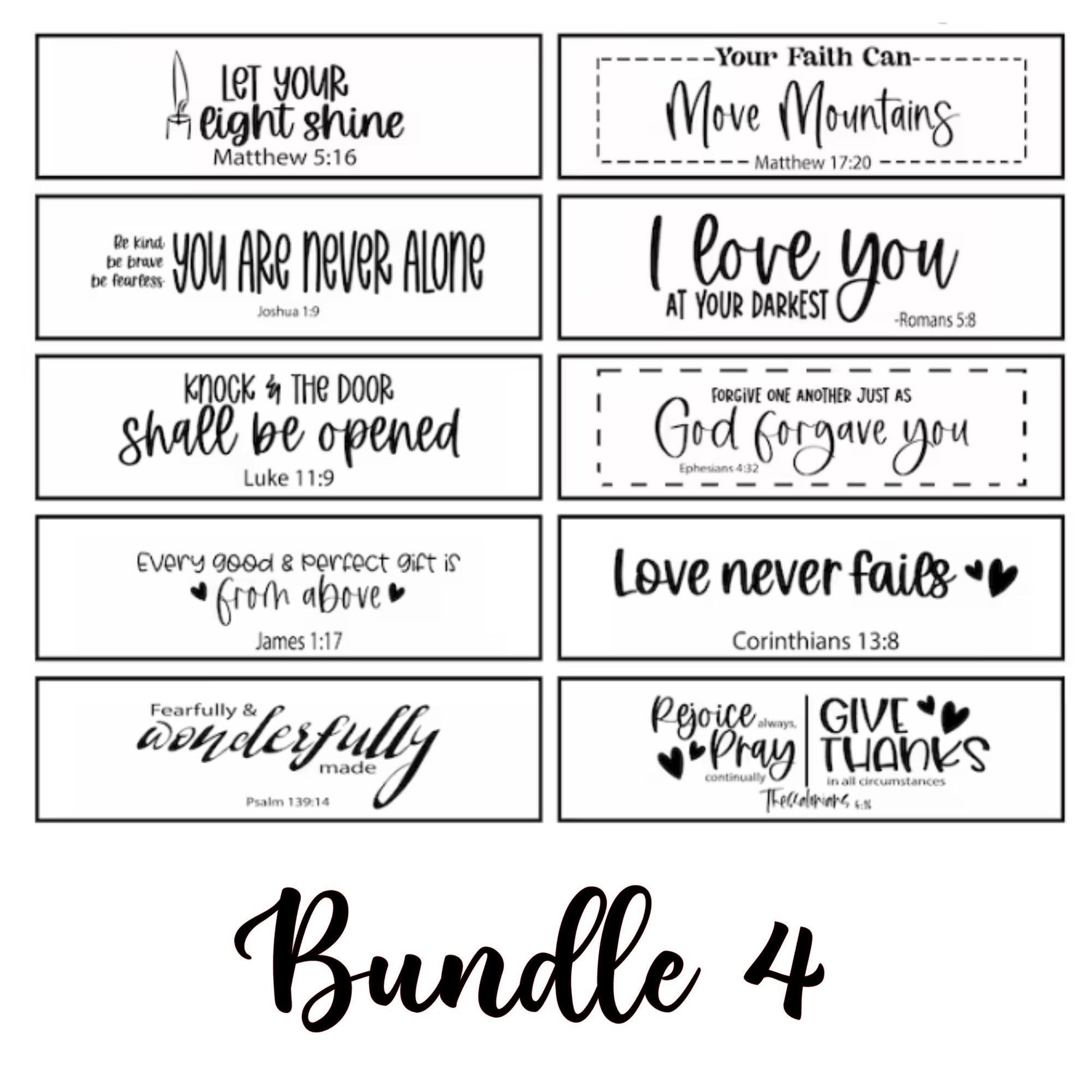 Sign ONLY Scripture of the Week, Faith, Inspirational Signs
