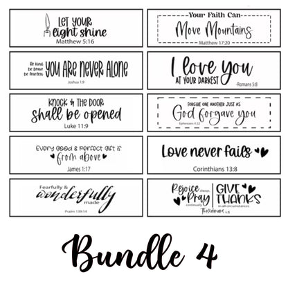 Sign ONLY Scripture of the Week, Faith, Inspirational Signs