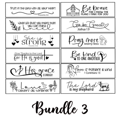Sign ONLY Scripture of the Week, Faith, Inspirational Signs