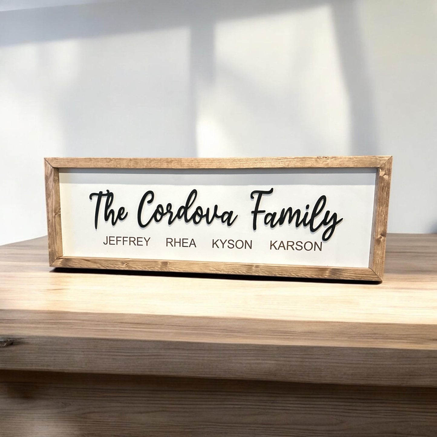 Personalized Name Wooden Sign, Custom Sign, Famed Sign, Wall Art Personalized, Custom Gift, Unique Family Decor, Name Signs, Family Sign