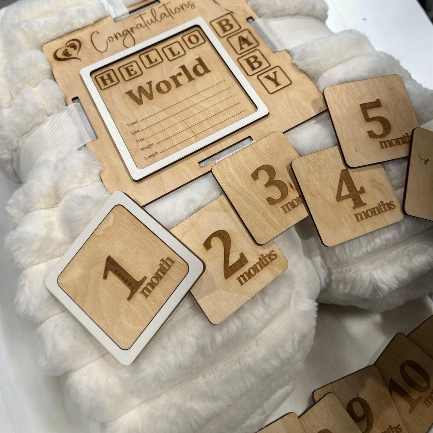 Blanket Tag & Interchangeable Milestones, Newborn Photo Props, Infant Milestone Pictures, Baby Monthly Tracker, Blanket Tag, Baby Monthly