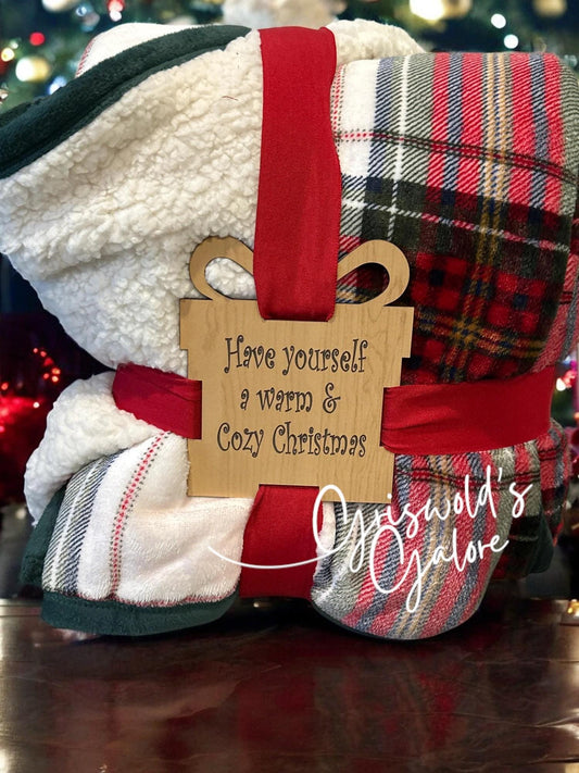 Personalized Christmas Gift, Christmas, Personalized Christmas, Christmas Blanket Tag, Blanket Tag, Teachers, Custom made