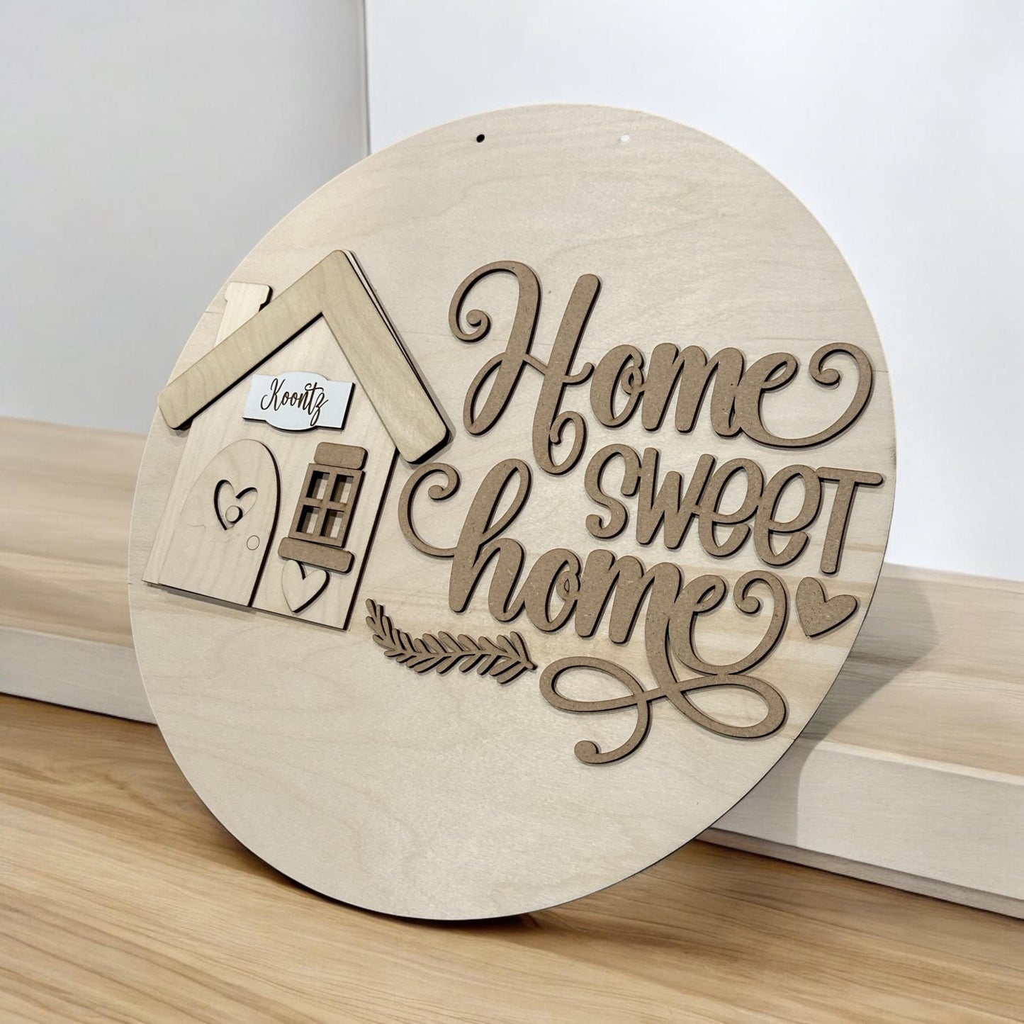 Home Sweet Home Door Hanger, DIY, door hanger, Personalized Door Hanger, door hanger, Home decor, Custom Door Hanger