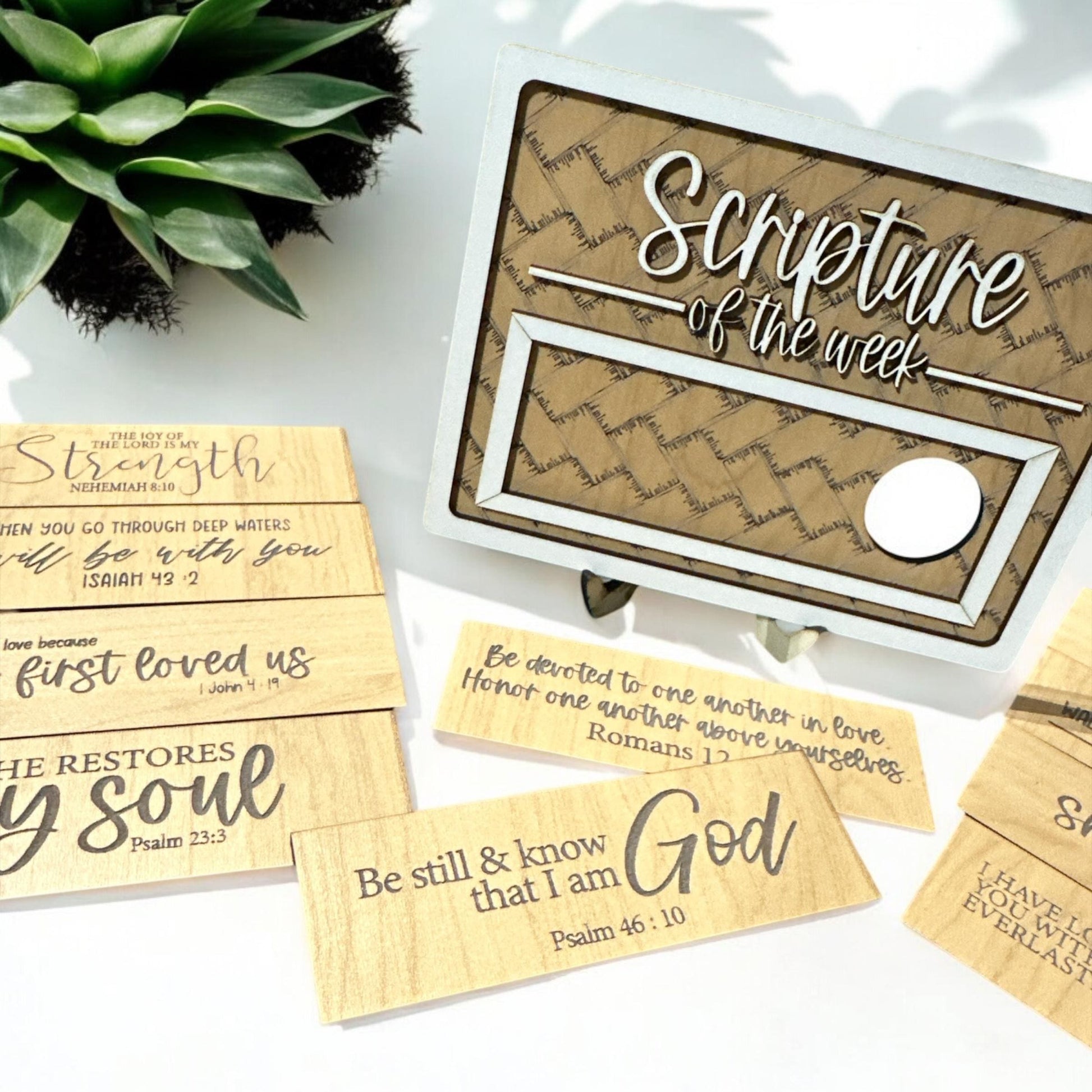 Sign ONLY Scripture of the Week, Faith, Inspirational Signs