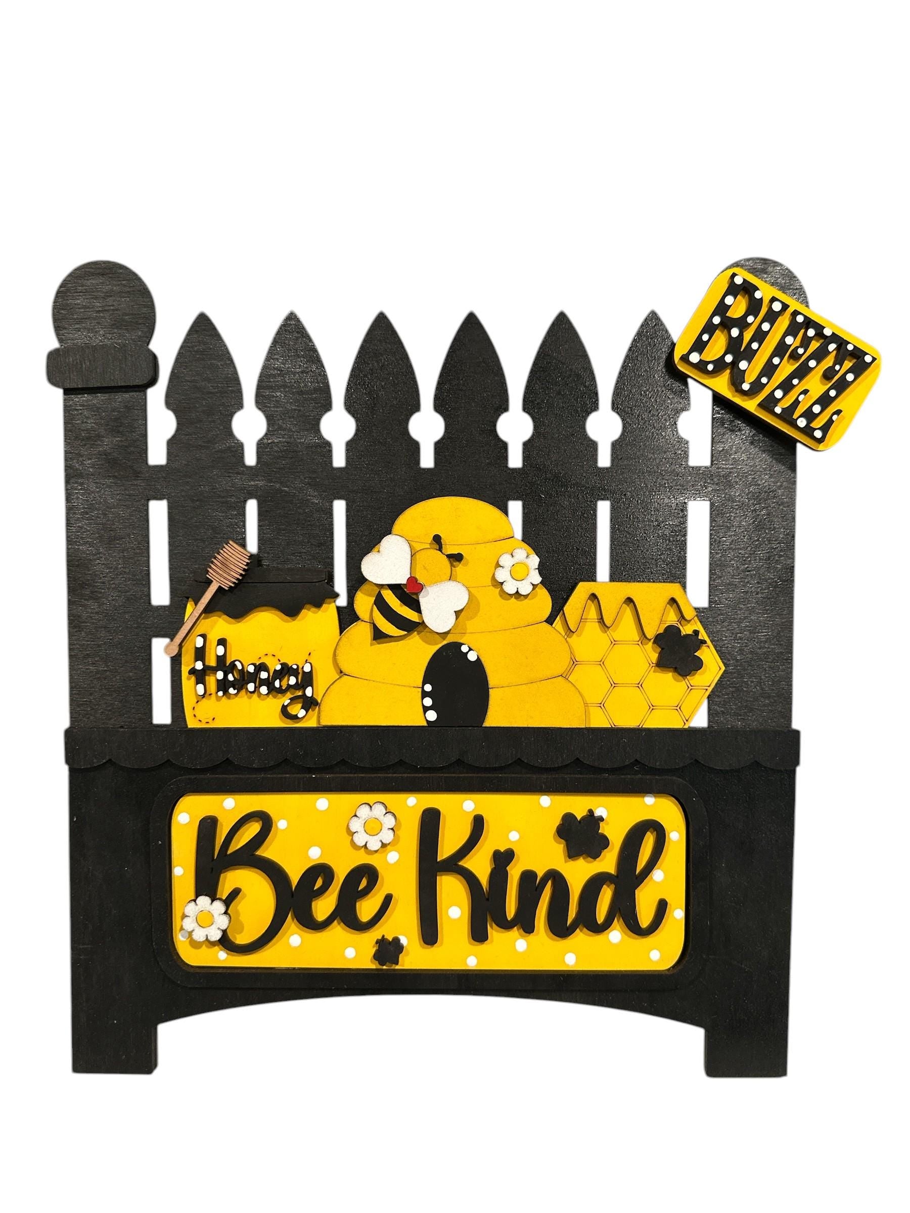 Bee Kind Truck Insert, Interchangeable Insert, Interchangeable Truck, Buzz Bee Home Decor, Interchangeable Sign, Arch Insert, Insert, Summer