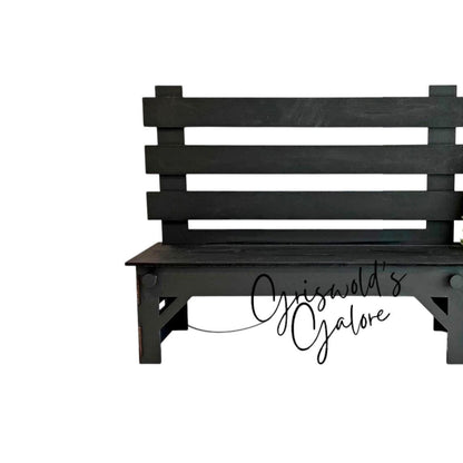 Bench Interchangeable, Bench Display, Display Inserts, Interchangeable Insert Display, Bench Style, Wooden Bench, Alternative to Tiered Tray