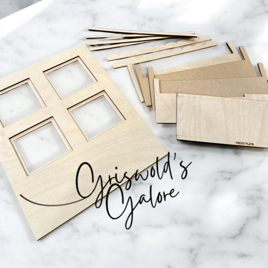 DIY Unfinished Window Interchange for Seasonal Inserts