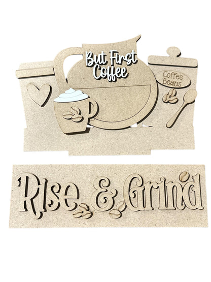 DIY Interchangeable Window Insert Kit: America Theme, Unfinished MDF