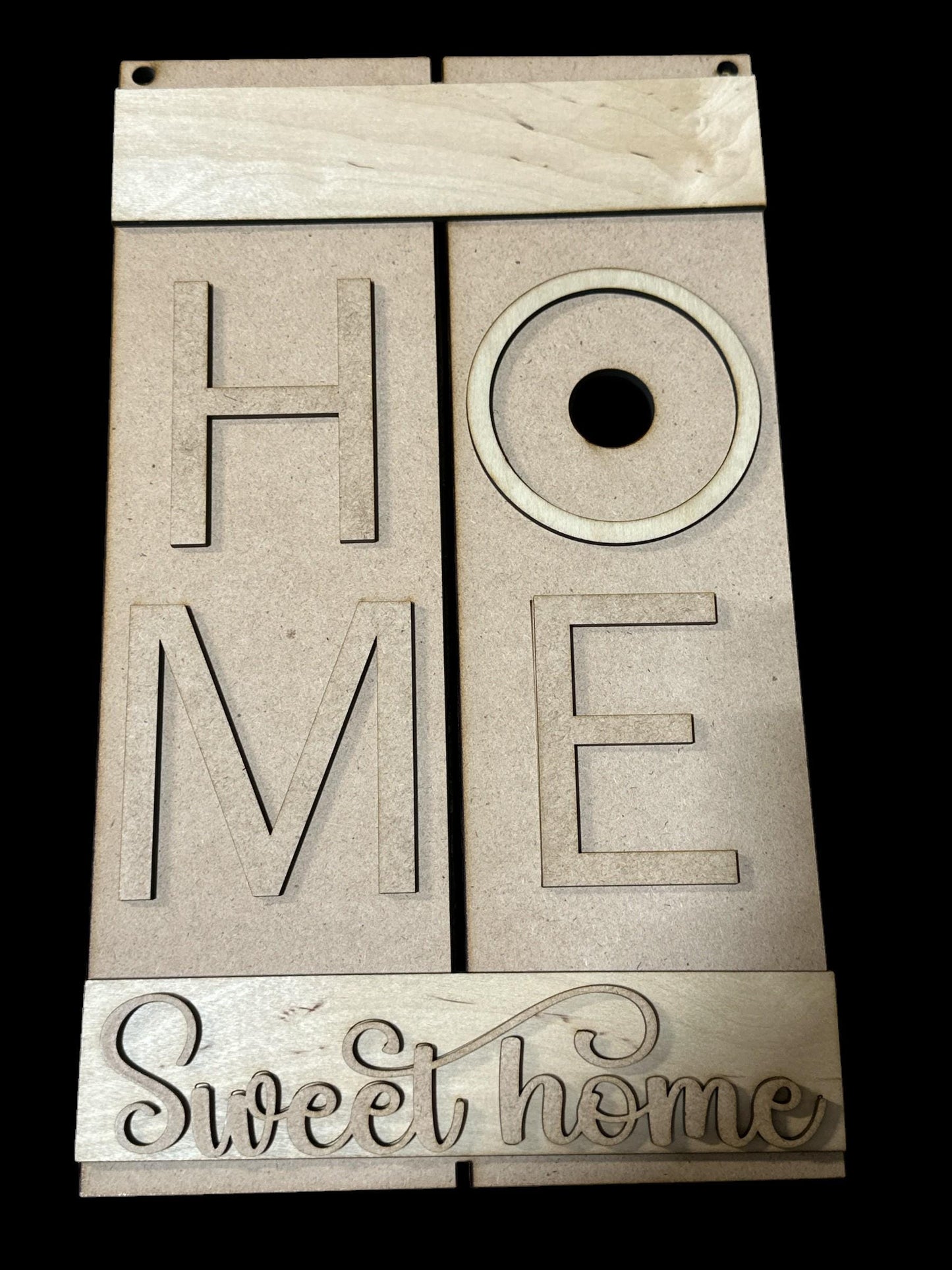 DIY Interchangeable Home Sign: Pallet Door Hanger Kit