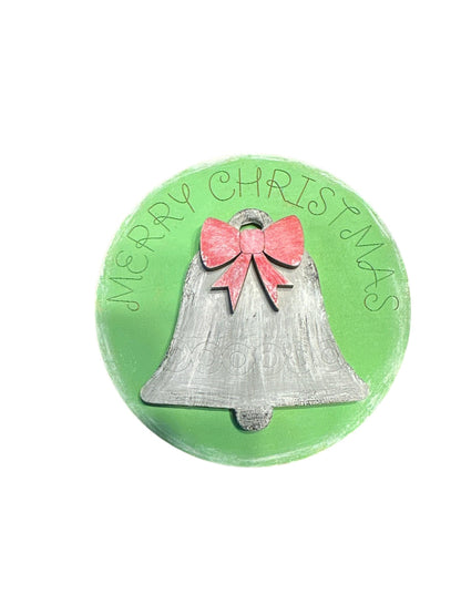 Bundle 6 of 3" or 6" Seasonal Interchangeable Sign Rounds, Hand-Painted MDF Decor, Hand Painted Seasonal Inserts, Interchange Seasons