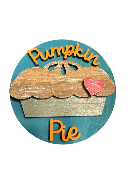 Bundle 5 of 3" or 6" Seasonal Interchangeable Sign Rounds, Hand-Painted MDF Decor, Hand Painted Seasonal Inserts, Interchange Seasons