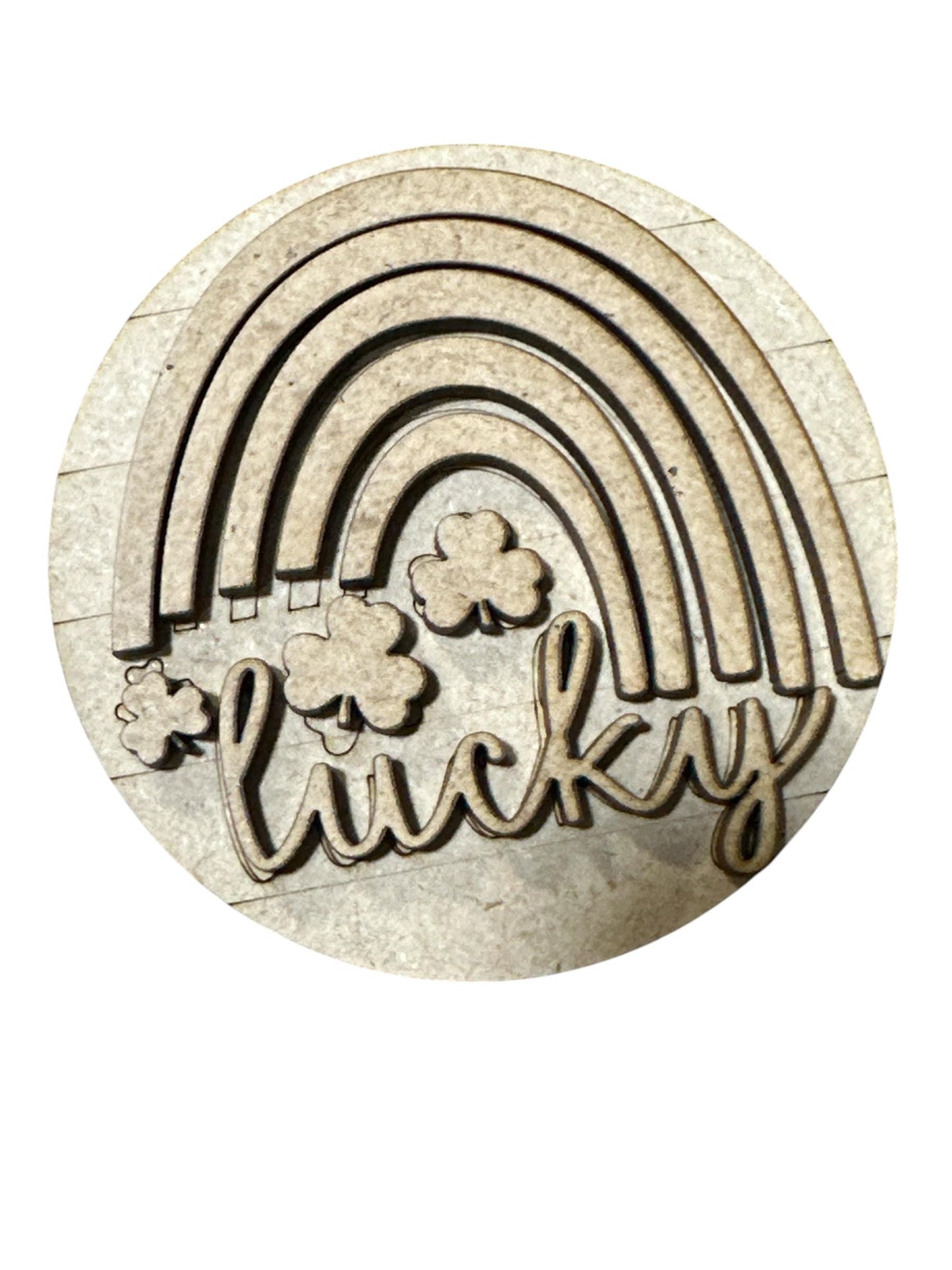 Bundle 5 for Seasonal Interchangeable Sign Rounds: DIY Craft Bundle (Unfinished), 3" or 6" rounds, Seasonal Inserts