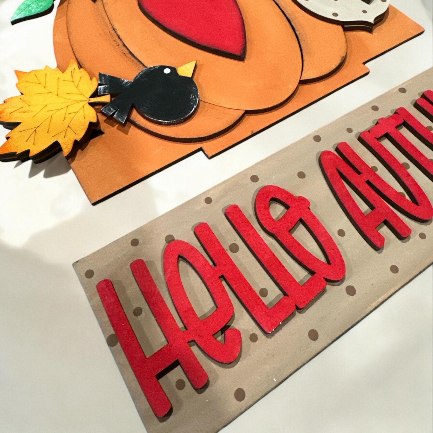 Hello Autumn Window Insert: Interchangeable Fall Decor