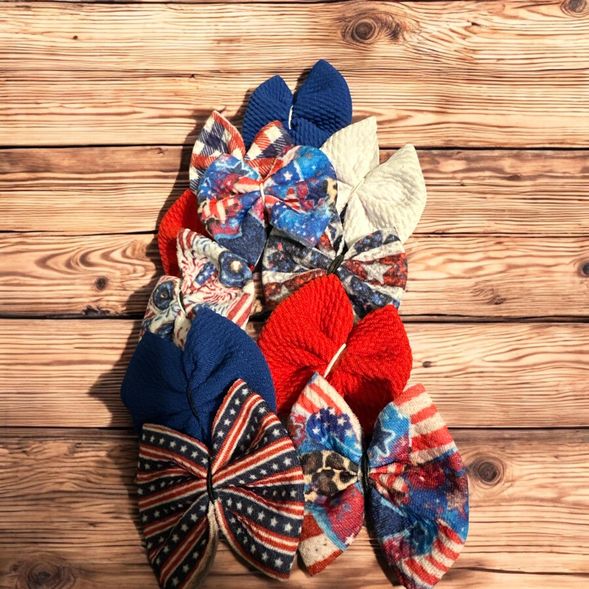 4th of July Mini Bows Bundle: Patriotic Freshie Car Accessories
