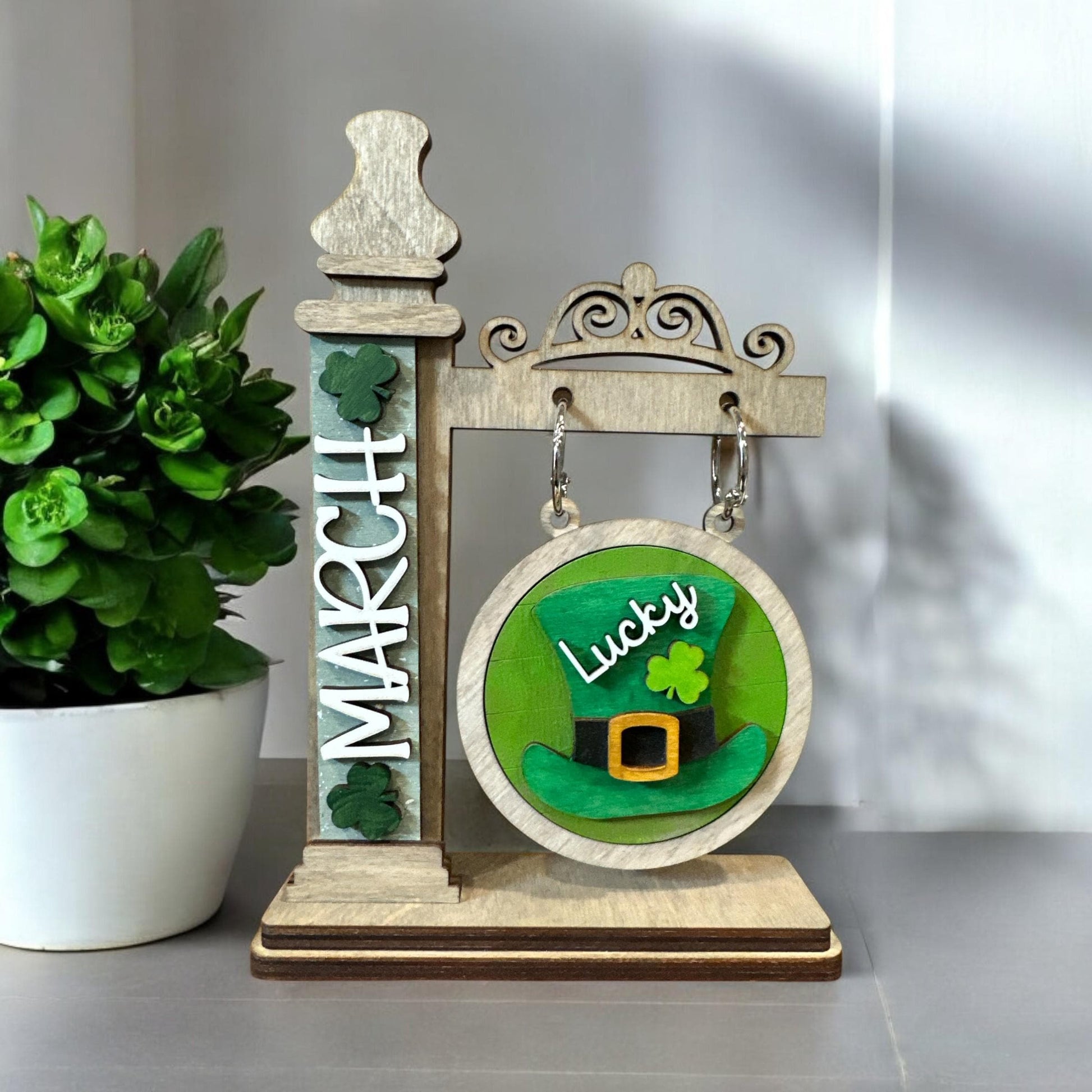 Small Post Interchangeable Mini Light Post: 12 Month Decor, Seasonal Inserts, Post Inserts, Seasonals