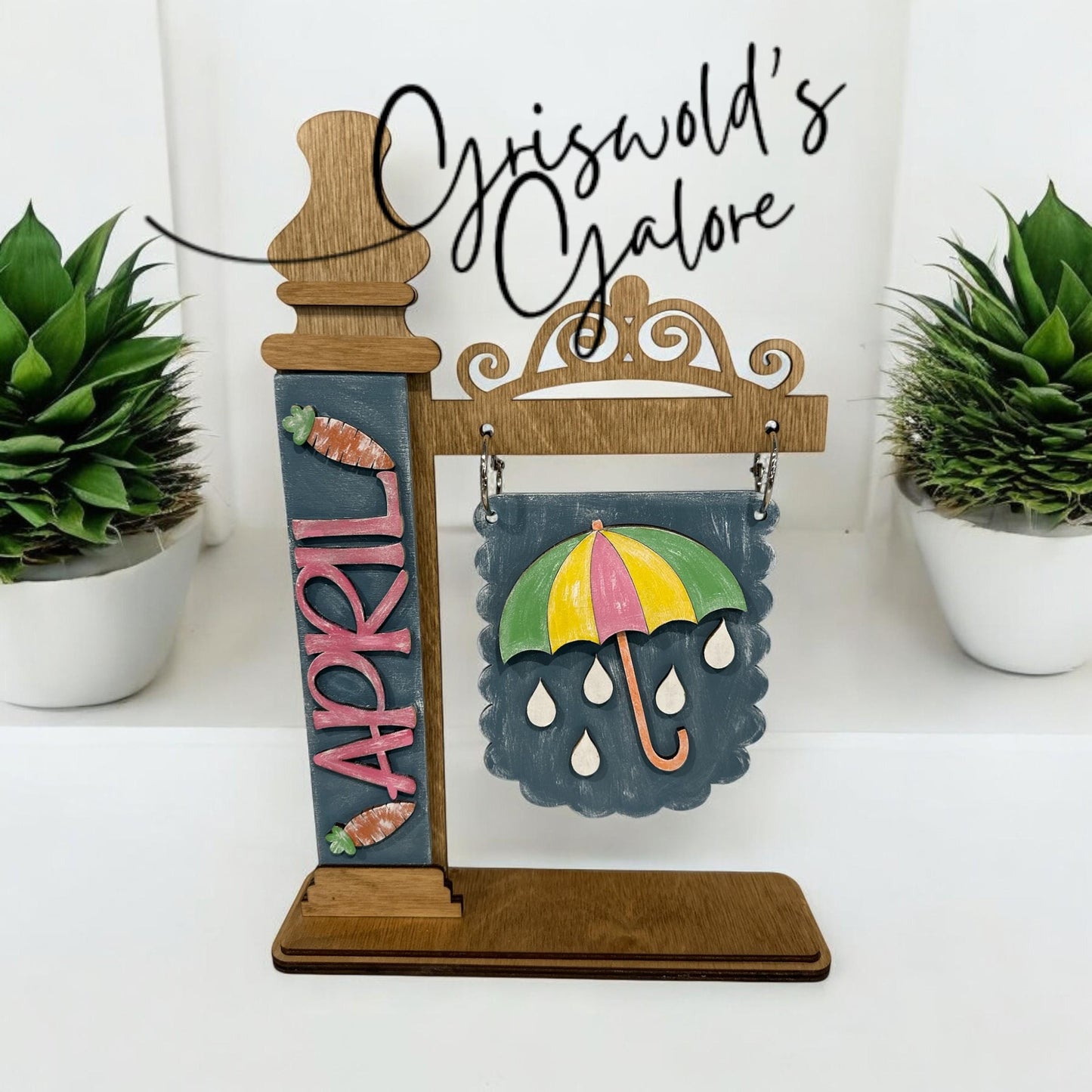 Interchangeable Seasonal Sign: 12-Month Hanging Decor