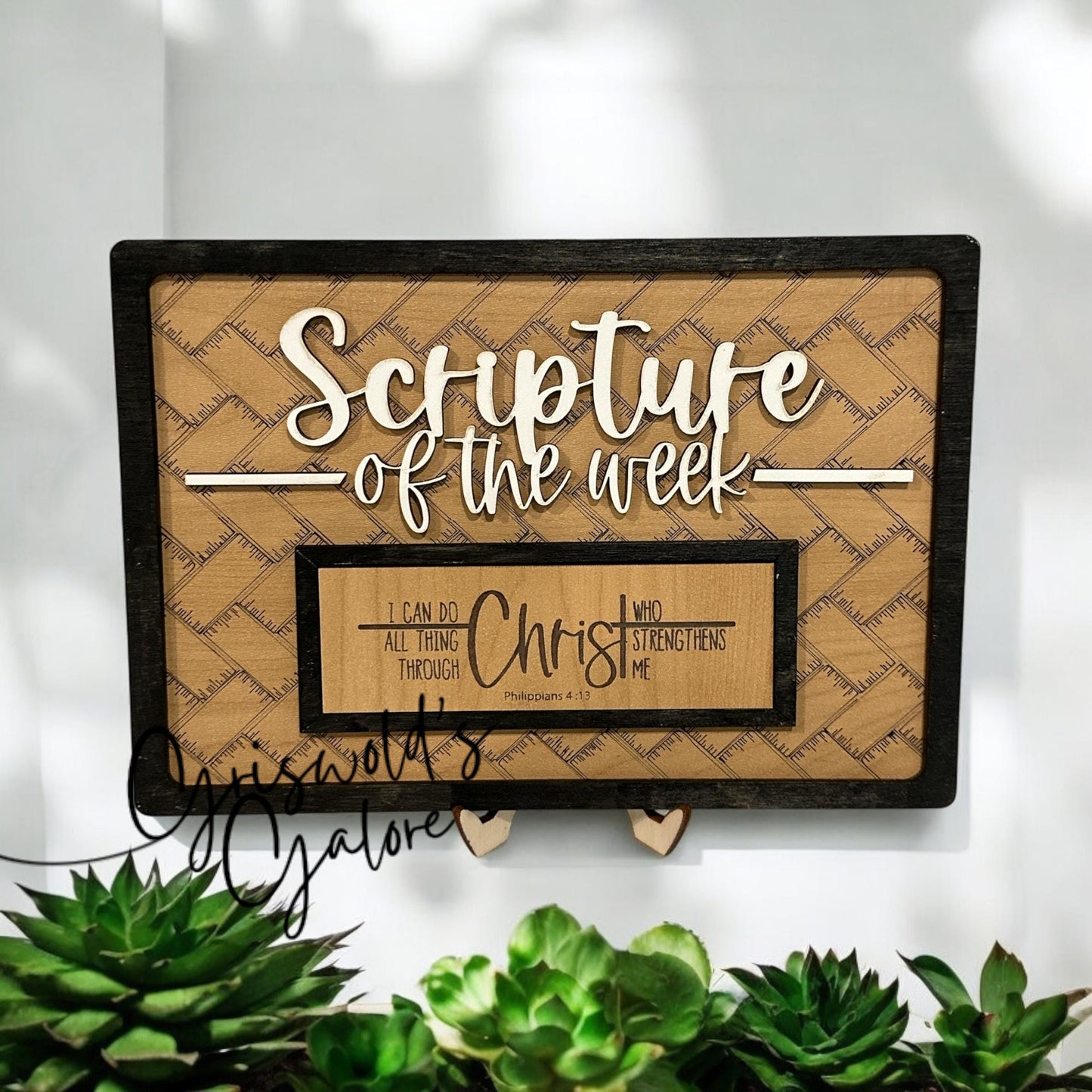Sign ONLY Scripture of the Week, Faith, Inspirational Signs