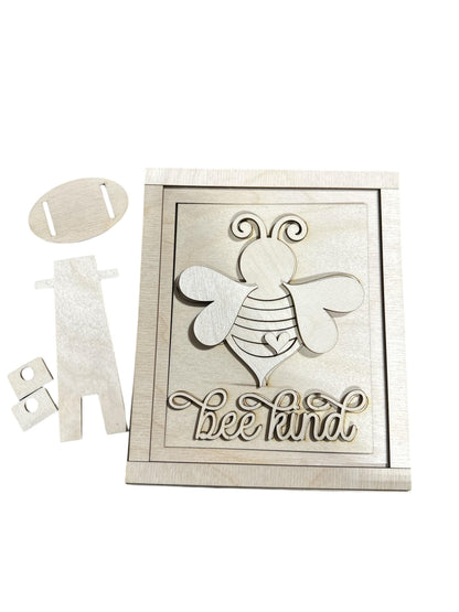Unfinished Wood Honey Bee Signs, Trio Sign, Unfinished Crafts, Honey Bee, Bee Trio Signs, Wood Blanks, Framed Signs