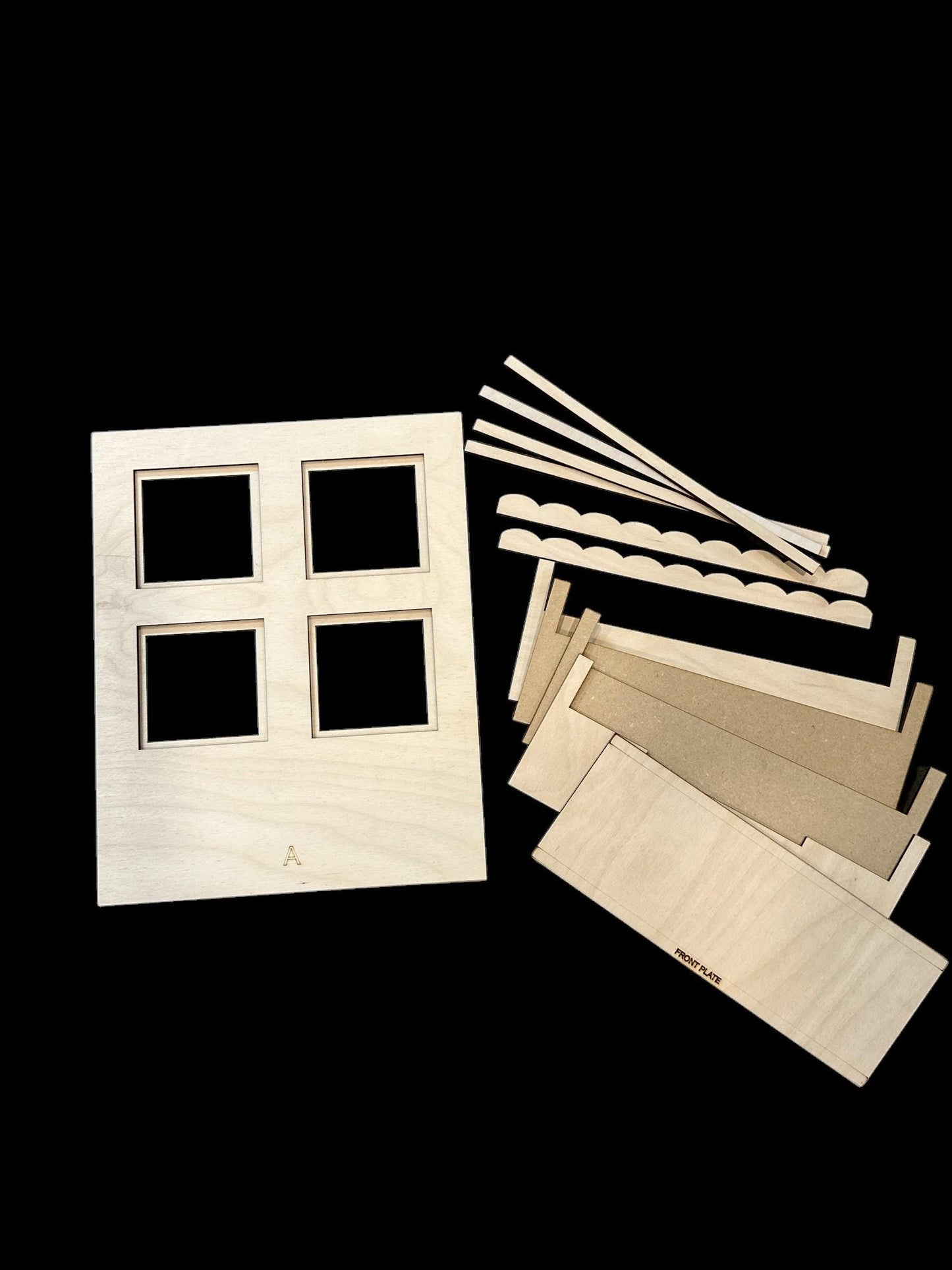 DIY Unfinished Window Interchange for Seasonal Inserts
