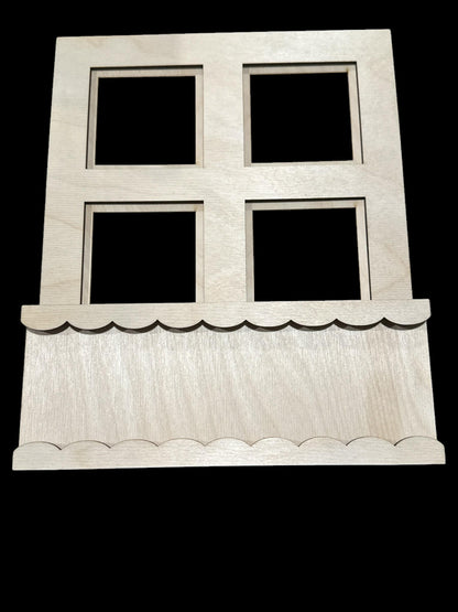 Interchangeable Window Box: Seasonal Home Decor Shelf Sitter