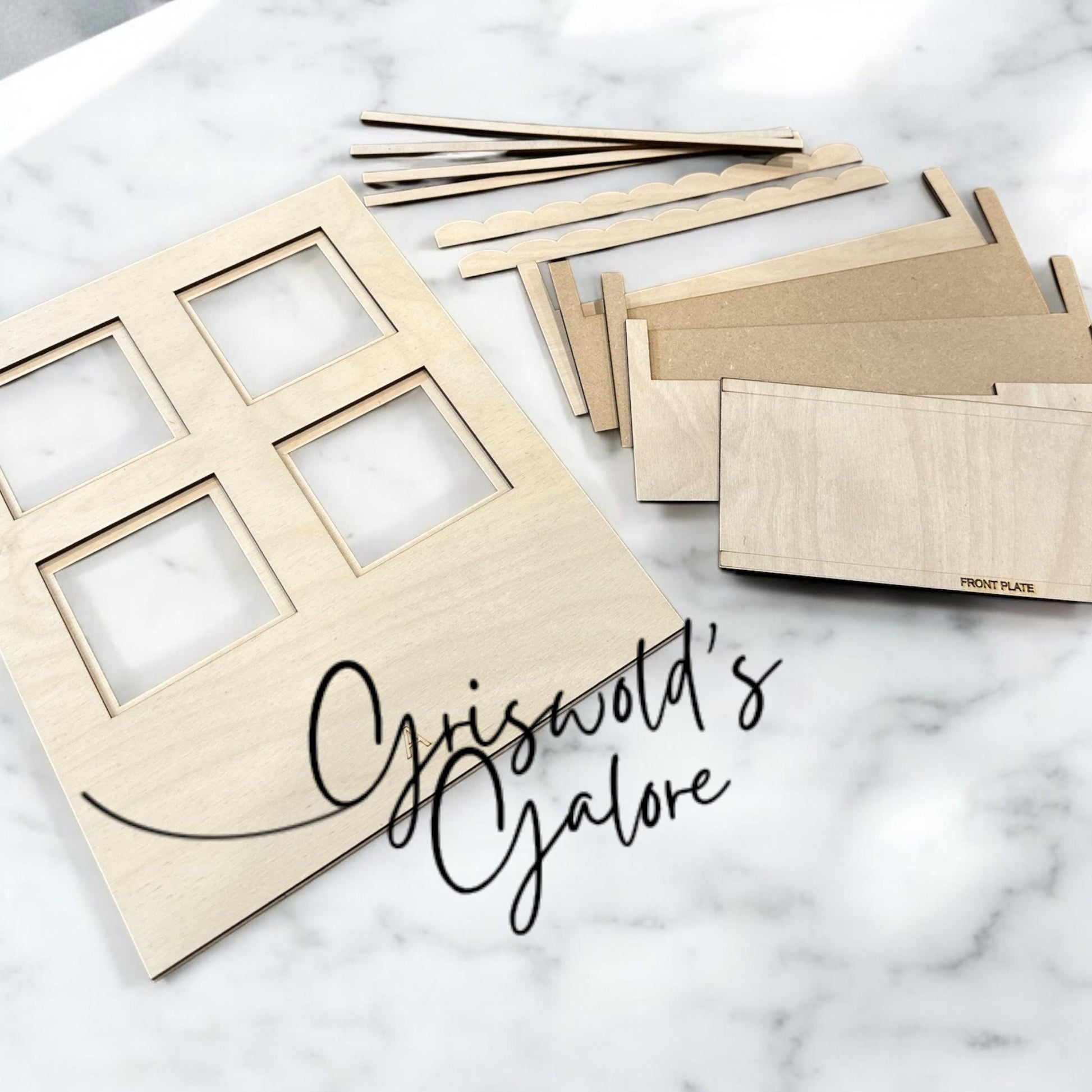 DIY Unfinished Window Interchange for Seasonal Inserts