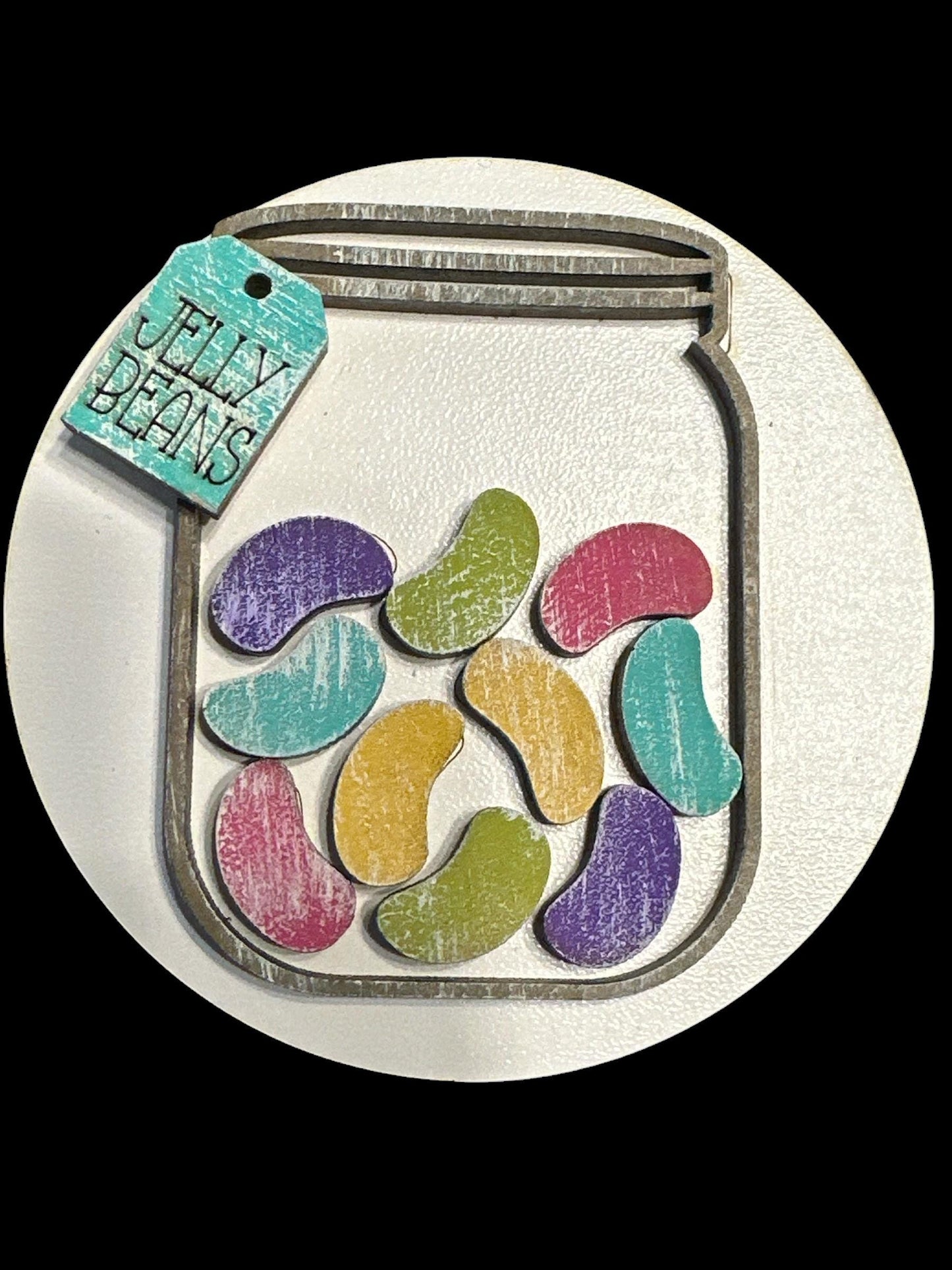 Bundle 5 of 3" or 6" Seasonal Interchangeable Sign Rounds, Hand-Painted MDF Decor, Hand Painted Seasonal Inserts, Interchange Seasons